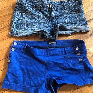 2 pairs of shorts -mossimo from target and XXI